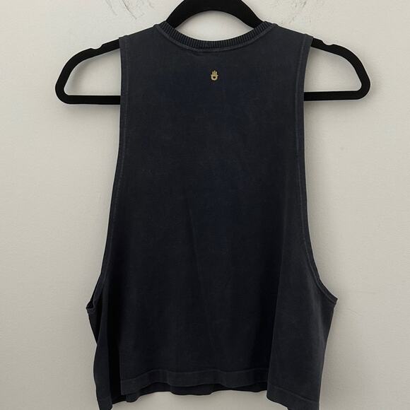 Spiritual Gangster Charcoal Happy Muscle Tank XS - Picture 1 of 6